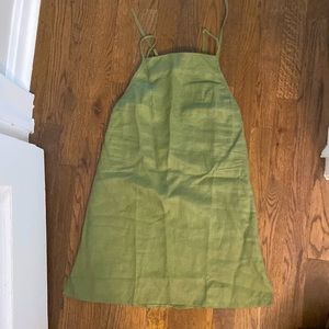 Sage green mini dress. Never worn!